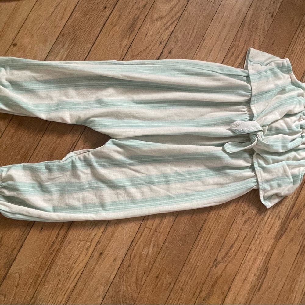 Jessica Simpson Cherry, Peach, and Aqua Jumpsuit Trio - Picture 6 of 7